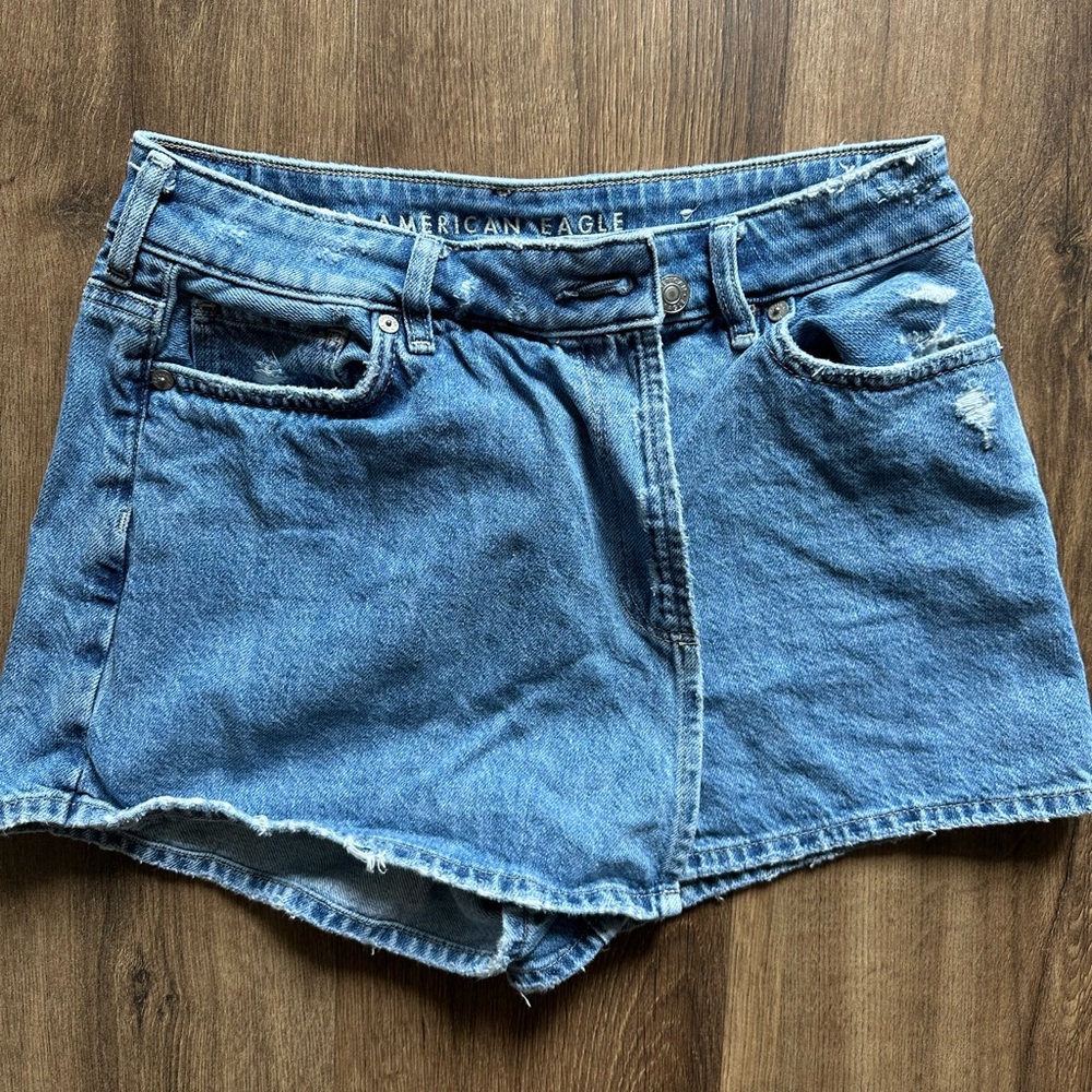 American Eagle mom Jean skort size 4